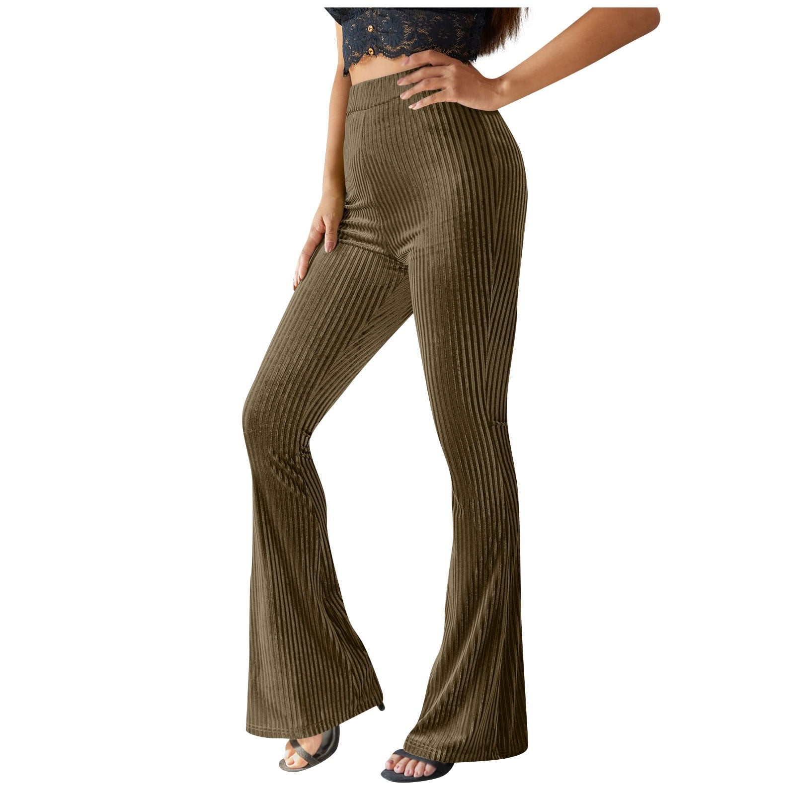 LL Yoga Flared Pants Long Ladies High Waist Slim Fit Belly Bell Bottom  Trousers Shows Legs Fitness Solid From 9,8 € | DHgate